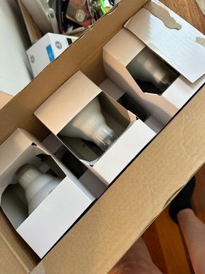 Box of Assorted Light Bulbs Incl. Box Indoor Floodlights (K)