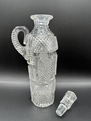 ABP Cut Glass Whiskey Decanter Old Irish Pattern
