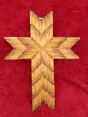 Match stick crafted art wall decor.