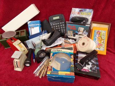 Now that’s a pile of office desk STUFF! If you can’t find it in there . . .