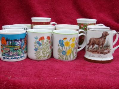 ANOTHER DOZEN assorted coffee mugs/cups in a box.