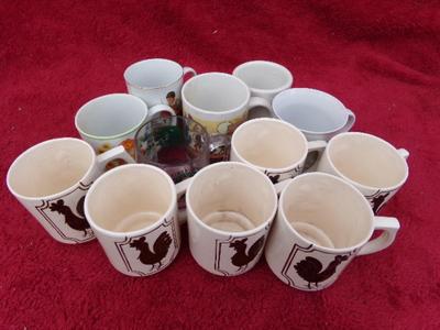 THE LAST DOZEN coffee mugs/cups in a box w/ 6 that match