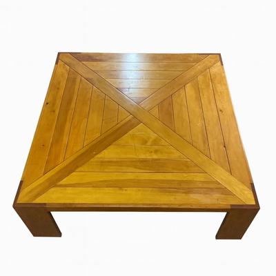 183 Large Directional Walnut Marquetry Coffee Table