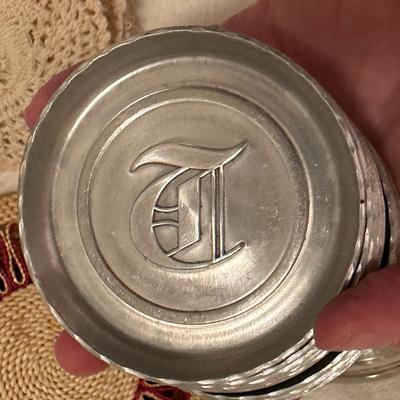 Assorted Lot of Coasters- Glass, Ceramic, Letter "T" , Misc. (DR)