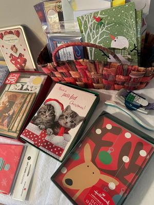 Box of Cards - Mostly Christmas, Thank You, etc. (B3)