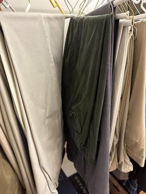 Lot Men's Pants, Many Khaki Style, Mostly 40x32 +7 Ties