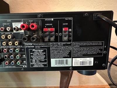 BOSE SURROUND SOUND SPEAKERS WITH A PIONEER RECEIVER