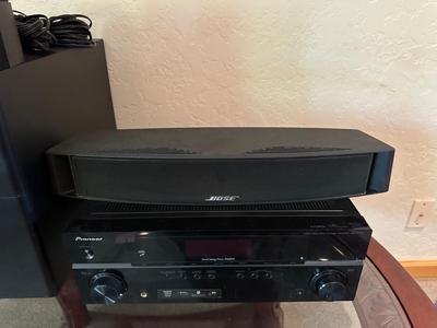 BOSE SURROUND SOUND SPEAKERS WITH A PIONEER RECEIVER