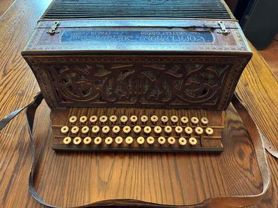 VINTAGE PAOLO SOPRANI ACCORDION MADE IN ITALY