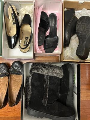 29 Piece Lot of Women's Shoes, Mostly 6.5; Some New, Most Worn (B1)