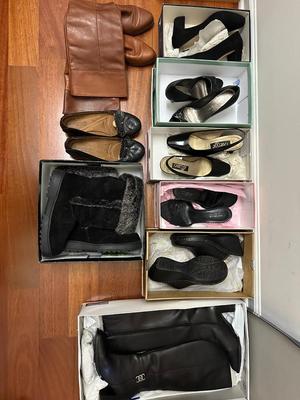 29 Piece Lot of Women's Shoes, Mostly 6.5; Some New, Most Worn (B1)