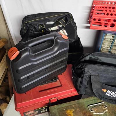 Assortment of Tool Boxes & Bags (SB-JS)