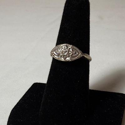 10K White Gold & Yellow Gold Rings (K-HS)