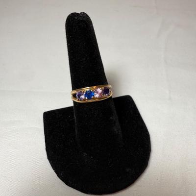 10K White Gold & Yellow Gold Rings (K-HS)