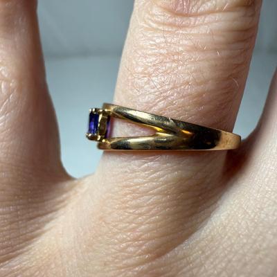 10K White Gold & Yellow Gold Rings (K-HS)