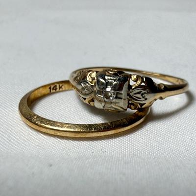 14K Gold Ring Set (K-HS)