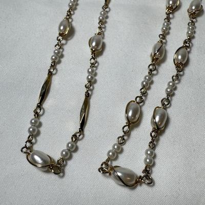Landstrom’s Black Hills Gold Pin with Gold & Silver Chains & Pendants (K-HS)
