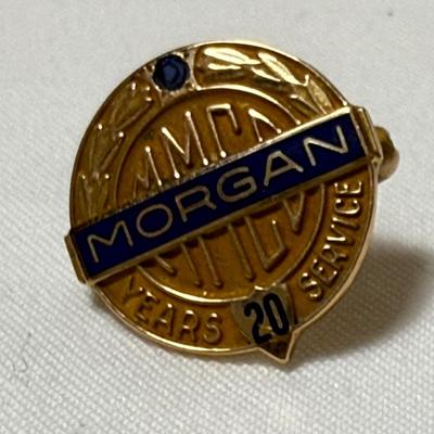 10K & Sterling Morgan Service Badges & Ethan Allen Pendants (K-HS)