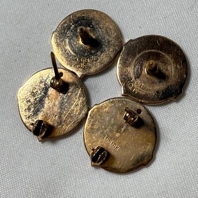 10K & Sterling Morgan Service Badges & Ethan Allen Pendants (K-HS)