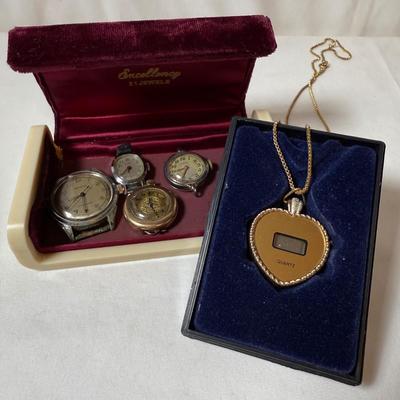 Brooches, Pendants, Watches, & More Vintage Jewelry (K-HS)