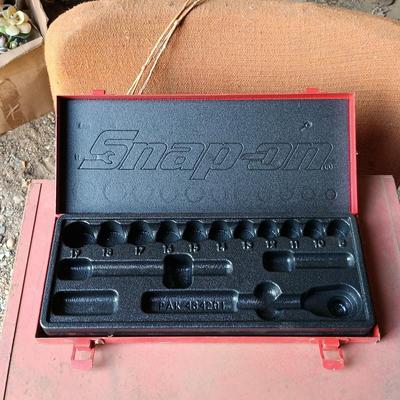 LOT 74: Bowman 4-Drawer Parts Organizer with Snap-On Metal Tool Case SM9642