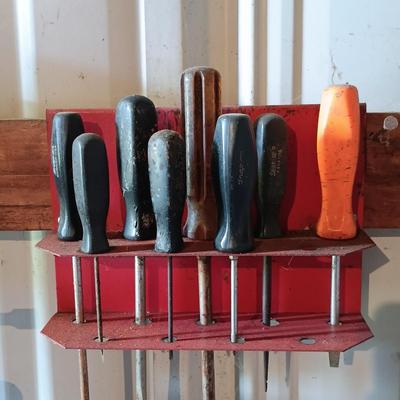 LOT 78: Wall of Vintage Tools - Snap-On, TrueCraft, Craftsman & More