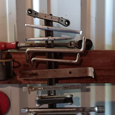 LOT 78: Wall of Vintage Tools - Snap-On, TrueCraft, Craftsman & More