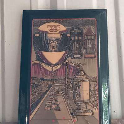LOT 79: Vintage 1996 JEBCO Limited Edition Brickyard 400 Clock Numbered 446 of 5,000