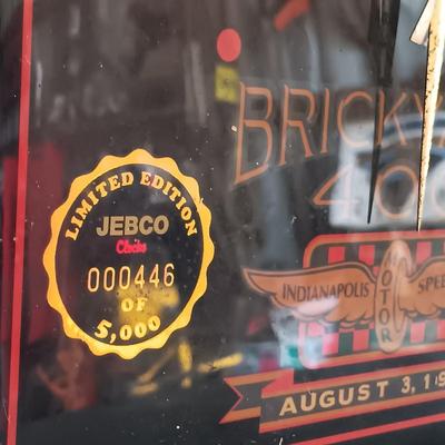 LOT 79: Vintage 1996 JEBCO Limited Edition Brickyard 400 Clock Numbered 446 of 5,000