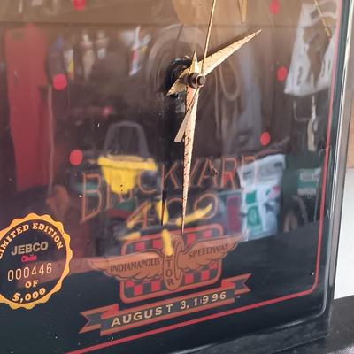 LOT 79: Vintage 1996 JEBCO Limited Edition Brickyard 400 Clock Numbered 446 of 5,000