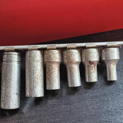 LOT 81: Snap-On STM Deep Socket Set, Snap-On FDH Sockets, S-K Tools Sockets & More