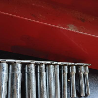 LOT 81: Snap-On STM Deep Socket Set, Snap-On FDH Sockets, S-K Tools Sockets & More