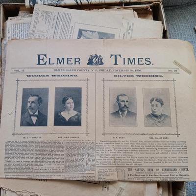 LOT 170: Large Collection of Vintage and Antique Newspapers