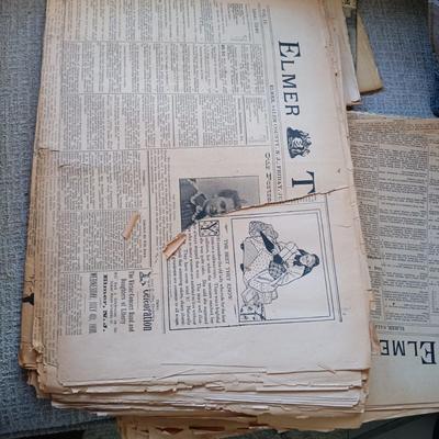 LOT 170: Large Collection of Vintage and Antique Newspapers