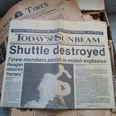 LOT 170: Large Collection of Vintage and Antique Newspapers