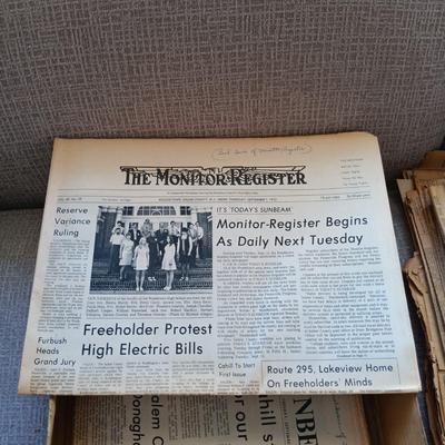 LOT 170: Large Collection of Vintage and Antique Newspapers