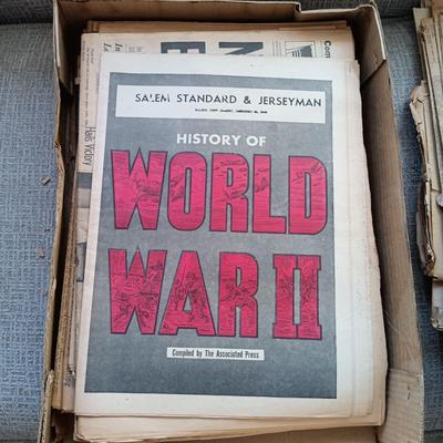 LOT 170: Large Collection of Vintage and Antique Newspapers