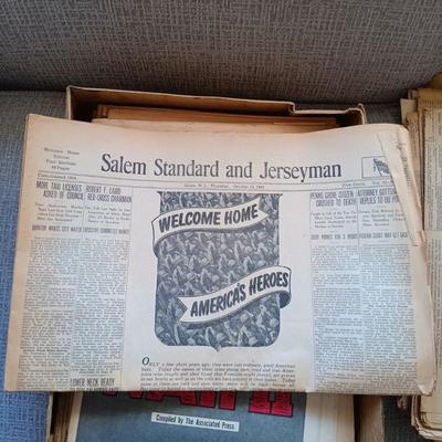LOT 170: Large Collection of Vintage and Antique Newspapers