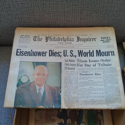LOT 170: Large Collection of Vintage and Antique Newspapers