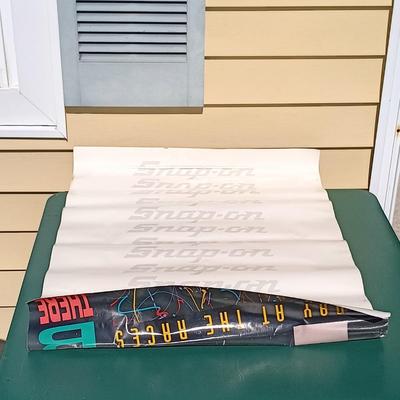 LOT 175: Snap-On Cooler, Snap-On Racing Jacket Size 2XL & Snap-On Racing 1993 Promotional Poster