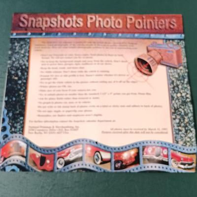 LOT 178: Snap-On License Plate Covers, Stickers, Plastic Bags, Cap & 1997 Snapshots Calendars