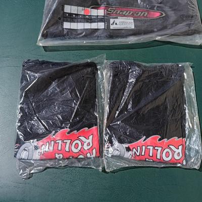 LOT 182: Snap-On On Sweater Size XL with (2) Snap-On Red Hot T-Shirts Size XL