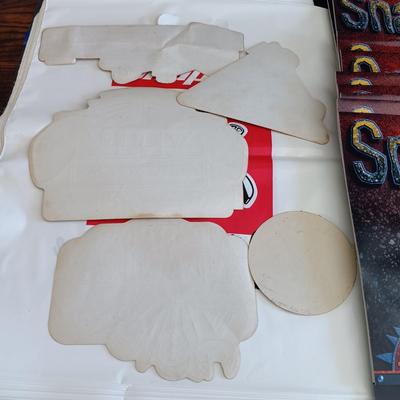 LOT 185: Snap-On License Plate Frames, Stickers, Plastic Bags, Snap-On Racing Cap & Snapshots 1997 Calendars
