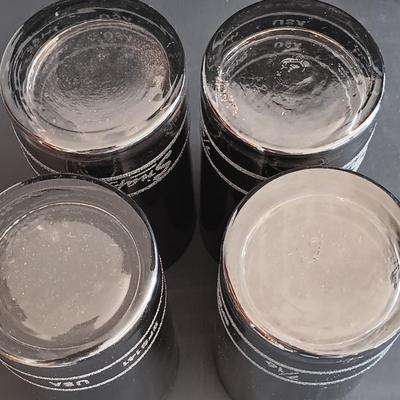 LOT 189: Snap-On Libbey Chrome Socket Drinking Glasses