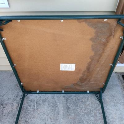 LOT 276: Four Star International Trading Co. Folding Card Table with (4) Chairs & (3) Samsonite Chairs