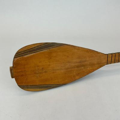 Sale Photo Thumbnail #750: Missing strings and tuning peg, body is made of mulberry wood
6 string tanbour
30.5" long
