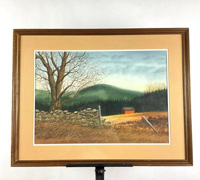 Sale Photo Thumbnail #767: Signed lower left corner 
Framed and double matted
31" wide x 24" high