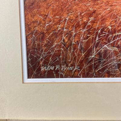 Sale Photo Thumbnail #772: Framed and matted
30" high x 37.5" wide
signed lower left corner
