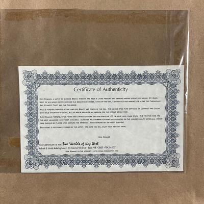 Sale Photo Thumbnail #777: With certificate of authenticity
28.625" wide x 24.375" high