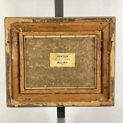 Sale Photo Thumbnail #781: Signed, though autograph is illegible
Art: 8" high x 12" wide
Frame: 15" high x 18" wide
